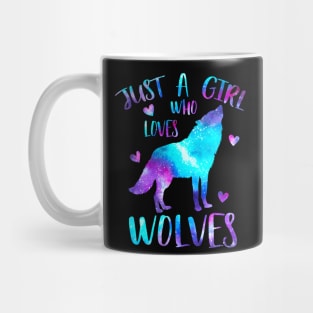 Just a girl who loves wolves Mug